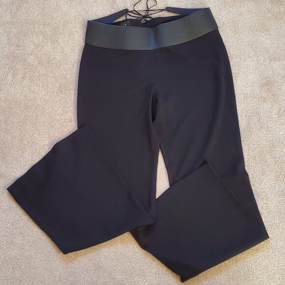 Escada Loose Leg Black Wool Trousers. Size 40 - Picture 6 of 8